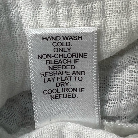 Cato Oversized Boho White Cotton Button Up Long Sleeve Shirt Womens size ‘ - Picture 6 of 6